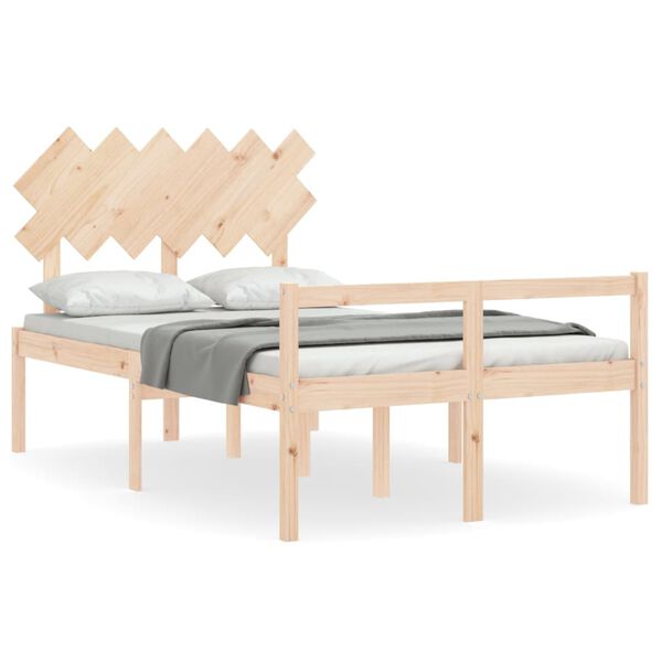 vidaXL Senior Bed without Mattress 120x200 cm Solid Wood