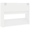 vidaXL Wall Shoe Cabinet 2 pcs White 80x18x60 cm Engineered Wood