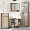 vidaXL Bathroom Cabinet Sonoma 40 x 30 x 180 cm Engineered Wood