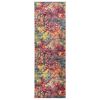 vidaXL Rug Runner LESAKA Colourful 80 x 350 cm Diamond Velvet