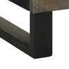 vidaXL Bedside Cabinet Black 50x33x62 cm Solid Wood Mango