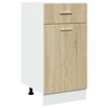 vidaXL 8 Piece Kitchen Cabinet Set Lyon Sonoma Oak Engineered Wood