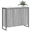 vidaXL Side Cabinet Grey Sonoma 96.5 x 30 x 75 cm Engineered Wood