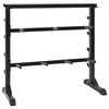 vidaXL Dumbbell Rack Black 99 x 45 x 95.5 cm Powder-coated steel