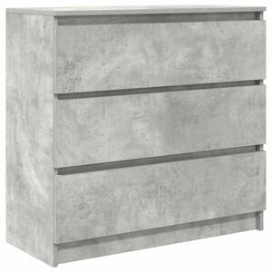 vidaXL Sideboard Concrete Grey 80x35x76 cm Engineered Wood