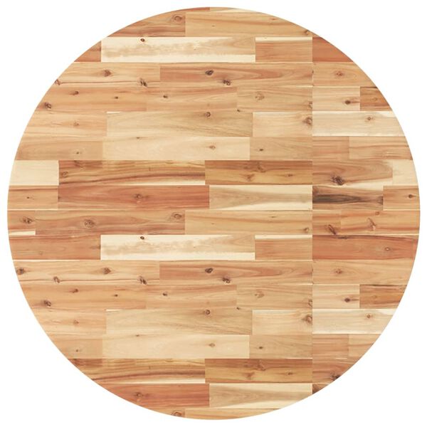 vidaXL Table Top Round &Oslash;90x4 cm Solid Wood Acacia