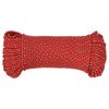 vidaXL Boat Rope Red 4 mm 100 m Polypropylene