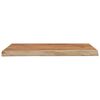 vidaXL Wall Shelf 50x40x2.5 cm Rectangular Solid Wood Acacia Live Edge
