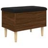 vidaXL Storage Bench Brown Oak 62x42x46 cm Engineered Wood