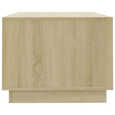 vidaXL Coffee Table Sonoma Oak 102x55x43 cm Engineered Wood