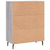 vidaXL Sideboard Grey Sonoma 69.5x34x90 cm Engineered Wood