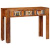 vidaXL Console Table 110x35x75 cm Solid Wood Acacia
