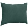 vidaXL Sofa Pillows 2 pcs Dark Green 70 x 50 cm Corduroy Fabric