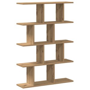 vidaXL Wall Cube Shelf 12 Compartments Artisian Oak Engineered Wood