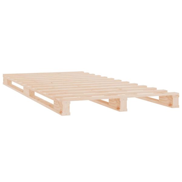 vidaXL Pallet Bed without Mattress 90x200 cm Solid Wood