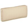 vidaXL Pallet Cushion for suitable for Seat / Backrest with Pillow Beige