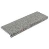 vidaXL Stair Mats 20 pcs 65x21x4 cm Grey Rectangular Edge