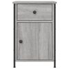 vidaXL Bedside Cabinets 2 pcs Grey Sonoma 40x42x60 cm Engineered Wood
