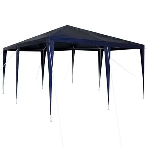 vidaXL Party Tent Blue and White 400 x 400 x 266 cm