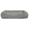vidaXL Dog Cushion with Pillows Grey 75x58x18 cm Oxford Fabric