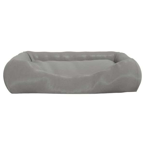 vidaXL Dog Cushion with Pillows Grey 75x58x18 cm Oxford Fabric