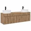 vidaXL Bathroom Cabinet Set 3 pcs Artisan Oak 49 x 44.5 x 65 cm