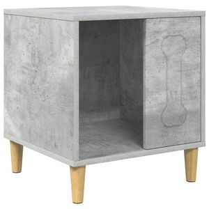 vidaXL Dog House Concrete Grey 44 x 42 x 49 cm Engineered Wood