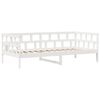 vidaXL Daybed with Drawers without Mattress White 80x200 cm Solid Wood