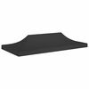 vidaXL Party Tent Roof 6x3 m Black 270 g/m&sup2;