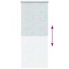 vidaXL Shower Roller Blind 100x240 cm Bubble