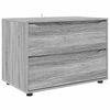 vidaXL Storage Cabinet Grey Sonoma 80 x 48 x 57 cm Engineered Wood
