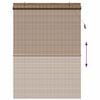 vidaXL Roller Blind with Curtains Manual Brown 150 x 220 cm Bamboo