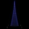 vidaXL LED Christmas Tree with 550 LEDs Blue 160 x 160 x 500 cm Metal