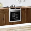 vidaXL Oven Cabinet Porto Brown Oak Engineered Wood