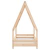 vidaXL Kids Bed Frame 70x140 cm Solid Wood Pine
