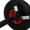 vidaXL SUP Trolley for 2 Surfboards Foldable 90 kg Aluminium