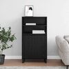 vidaXL Highboard Black 60 x 36 x 110 cm Engineered wood
