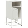 vidaXL Bedside Cabinets 2 pcs White 36x39x78 cm Steel