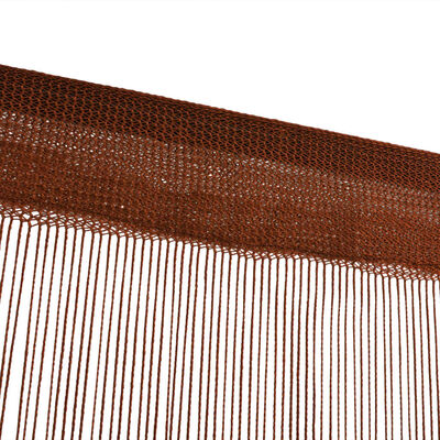 vidaXL String Curtains 2 pcs 100x250 cm Brown