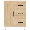 vidaXL Highboard Sonoma Oak 69.5x34x180 cm Engineered Wood