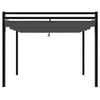 vidaXL Garden Gazebo with Retractable Roof Anthracite 3x3 m Aluminium