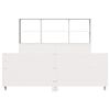 vidaXL Bed Frame without Mattress White 120x200 cm Solid Wood Pine
