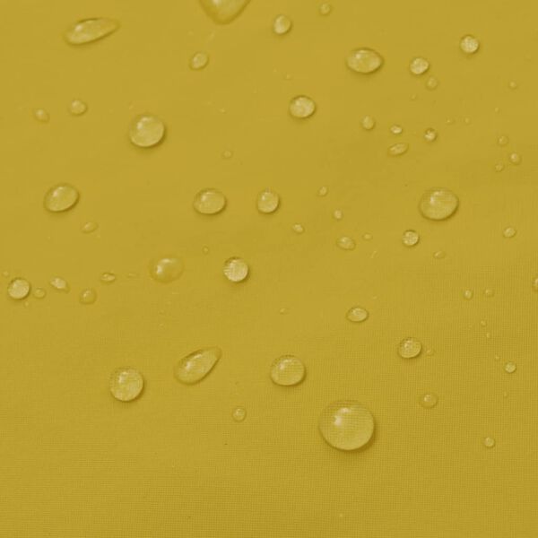 vidaXL Waterproof Heavy-duty Long Raincoat with Hood Yellow XL