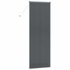 vidaXL Window Blind with Curtains Manual Dark grey Aluminium