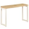 vidaXL Console Table 120x35x76 cm Solid Mango Wood and Steel