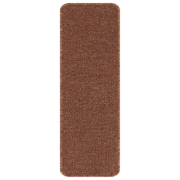 vidaXL Anti-slip Stair Mats 15 pcs Yellow 60 x 25 cm PP