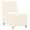 vidaXL Modular Sofa Unit Armless 2 pcs Cream 55 x 74 x 82 cm