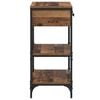 vidaXL Console Table with Drawer Brown 100 x 34.5 x 75 cm Wood