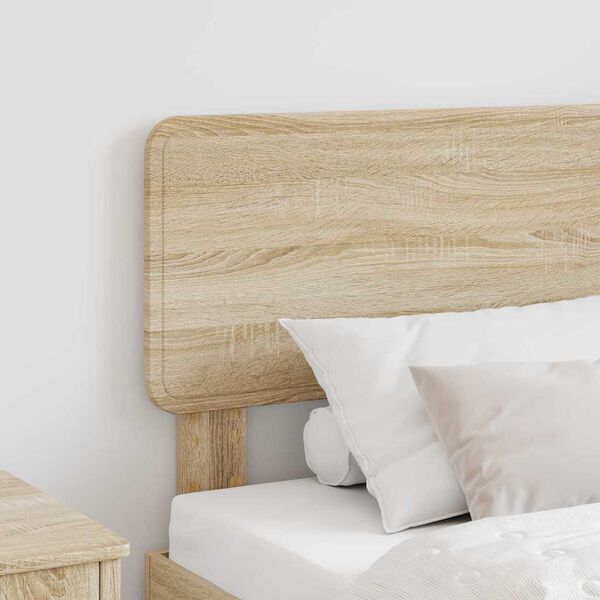 vidaXL Headboard with Headboard Sonoma Oak 75 cm Engineered wood