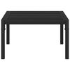 vidaXL Garden Coffee Table Black 60x60x35 cm Steel